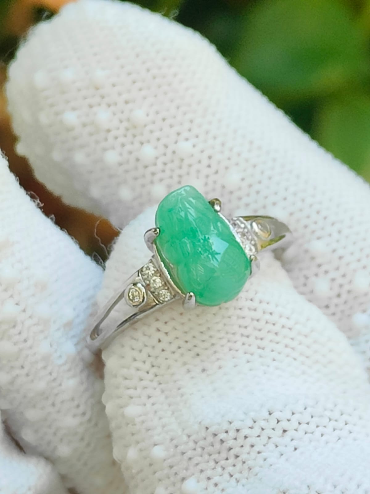 Wood Energy Pixiu Ring