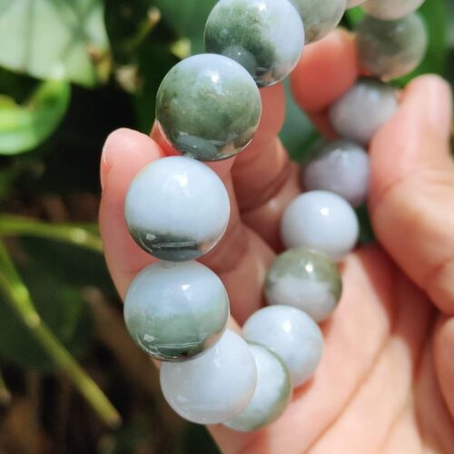 Earth Element Jade Bracelet - Location: Jalan Meragi Park Simei Estate SG - Y.P.Q Certified testing - approved 3
