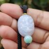 Fire Spirit Natural Type A Jadeite Pendant - location: Jalan Meragi Park Simei Playground - Y.P.Q certified testing - approved 2