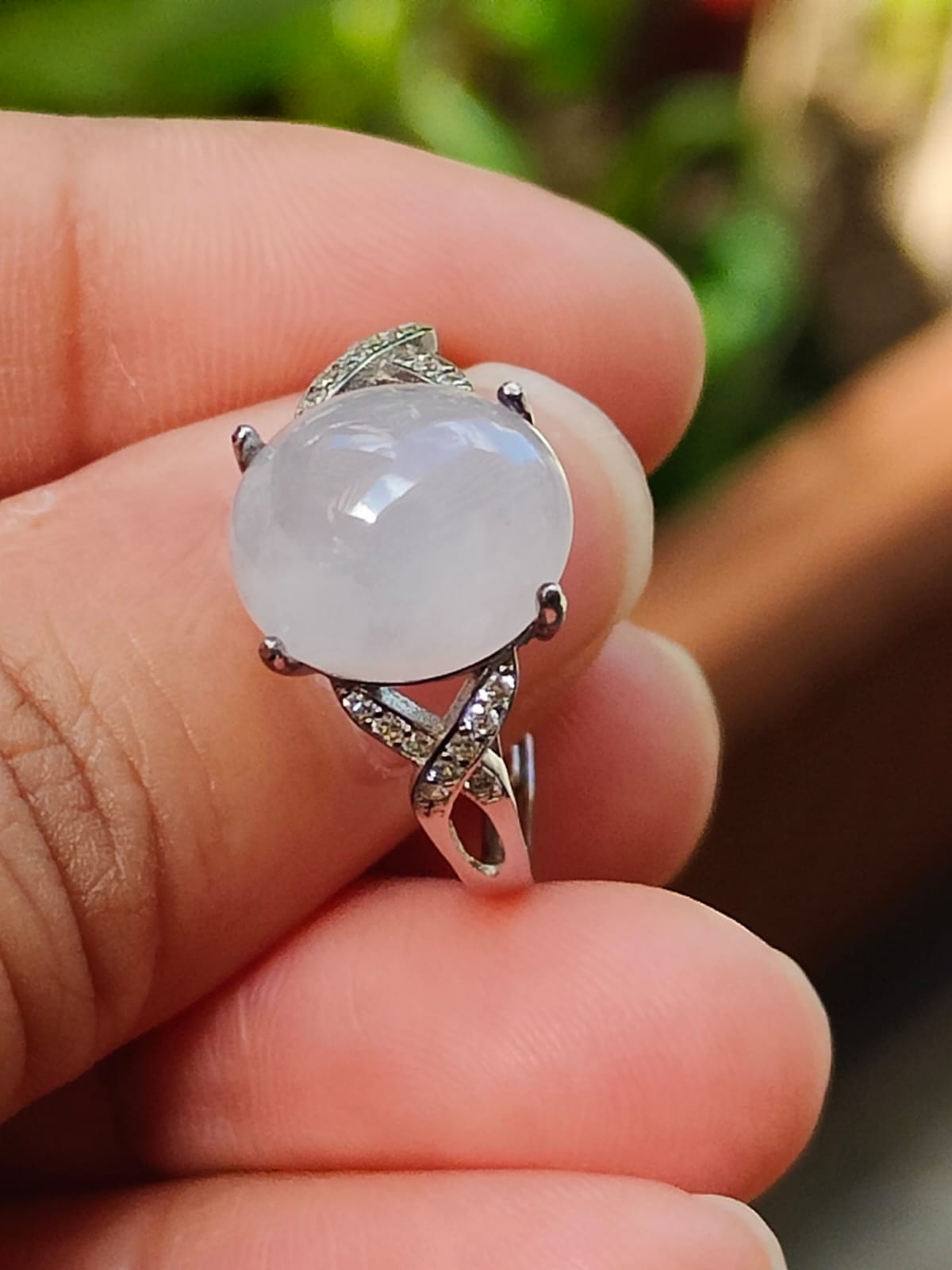 Natural Jadeite Ring