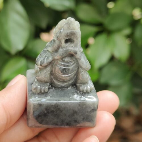 Water Element Jade Sculpture - location: Jalan Meragi Park Simei Estate - Y.P.Q certified testing - approved 7