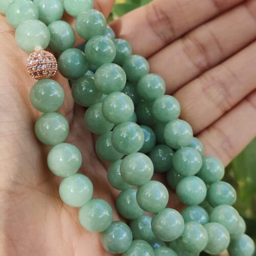 Wood Element Natural Jade Necklace - Location: Jalan Meragi Park Simei Playground - Y.P.Q Certified Authentic testing - approved 6