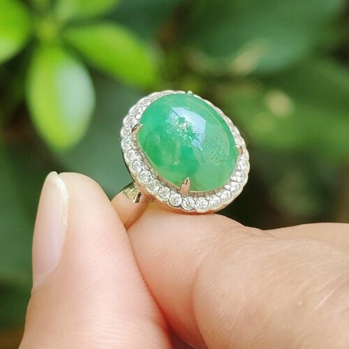 Jadeite Ring - Career Momentum - Location: Jalan Meragi Road - Y.P.Q certified testing - approved 2