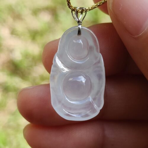 Icy Translucent Jadeite Pendant - Location: Jalan Meragi Park - Y.P.Q certified testing - approved 1