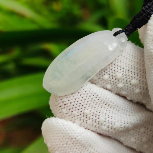 Natural Type A Fugua Jadeite Pendant - location: Jalan Meragi Road - Simei Park - Y.P.Q certified testing - approved 5