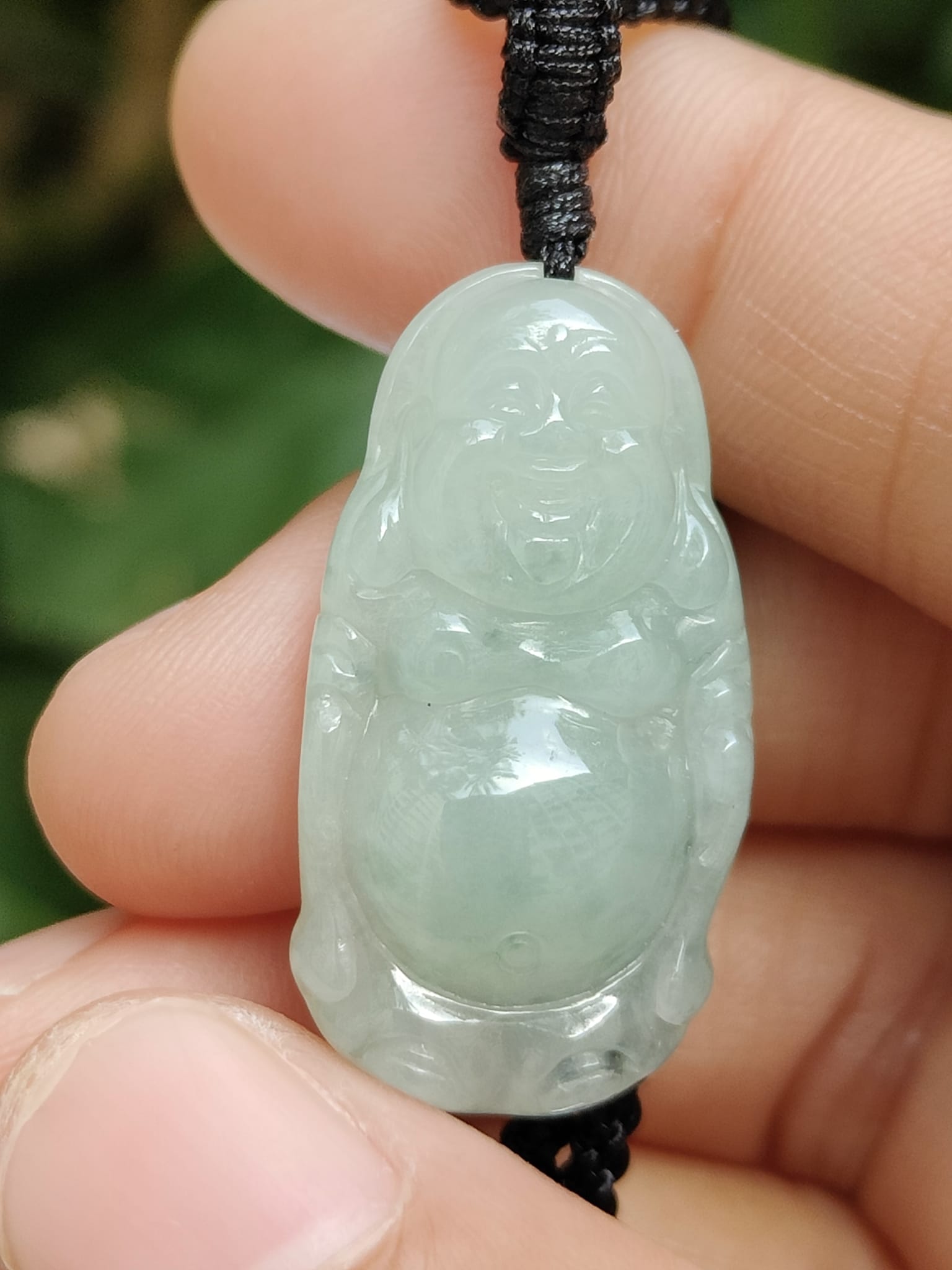 Wood Energy Buddha Pendant