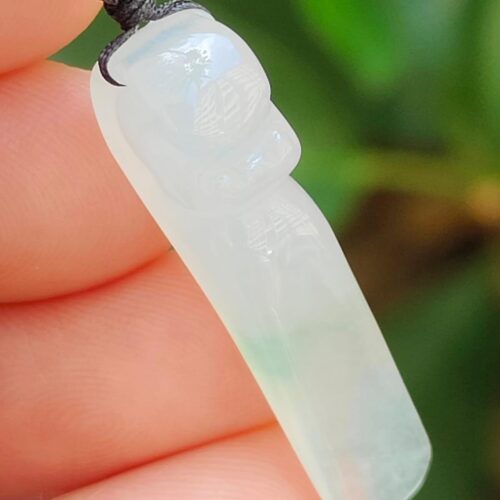 Natural Type A Ice Jade Dragon Pendant - Location Jalan Meragi Park Singapore - Y.P.Q certified quality testing - Approved 8