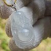 Icy Translucent Jadeite Pendant - Location: Jalan Meragi Park - Y.P.Q certified translucent testing - approved 5