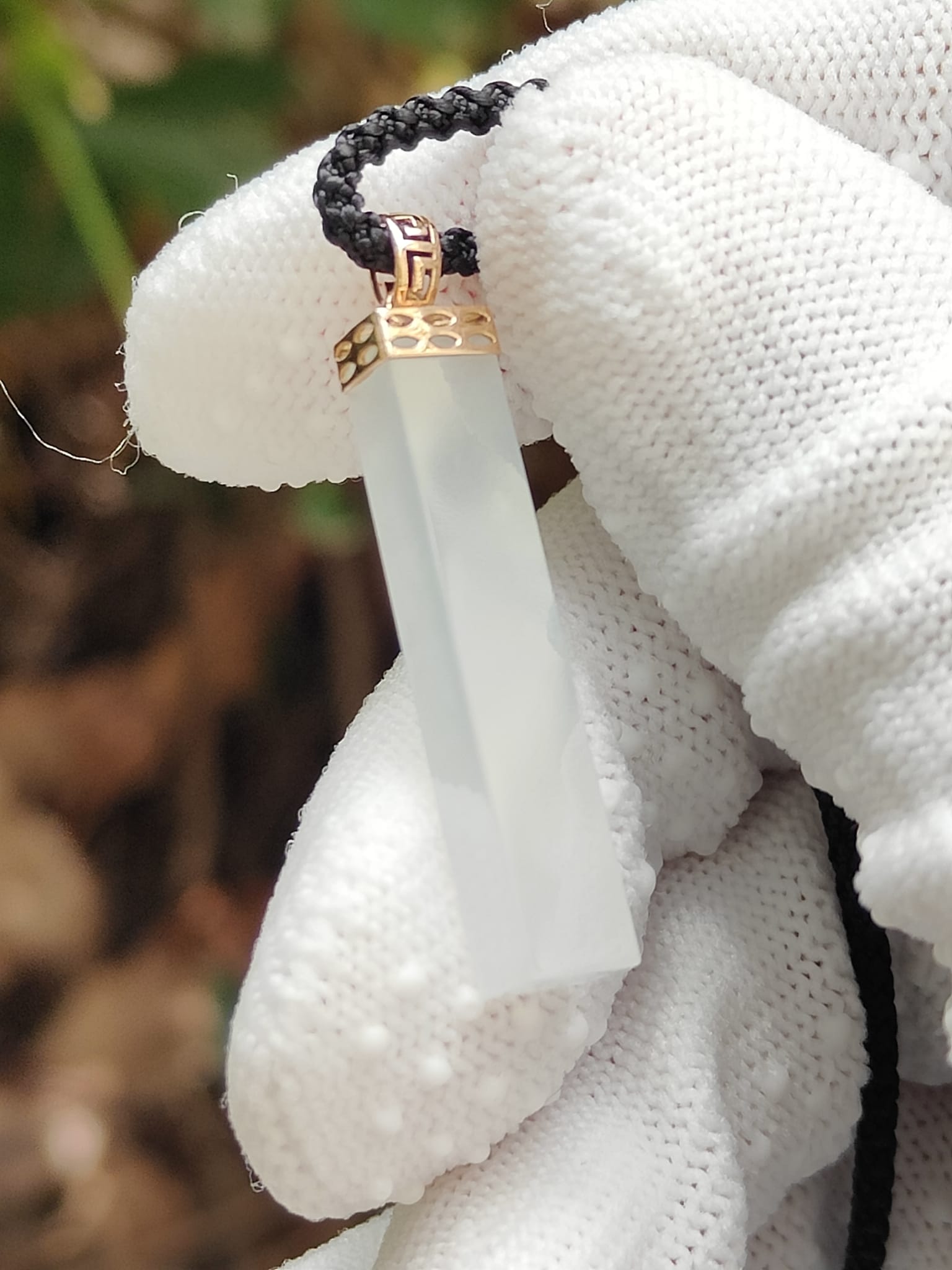 Harmony Embrace Natural Jadeite Pendant