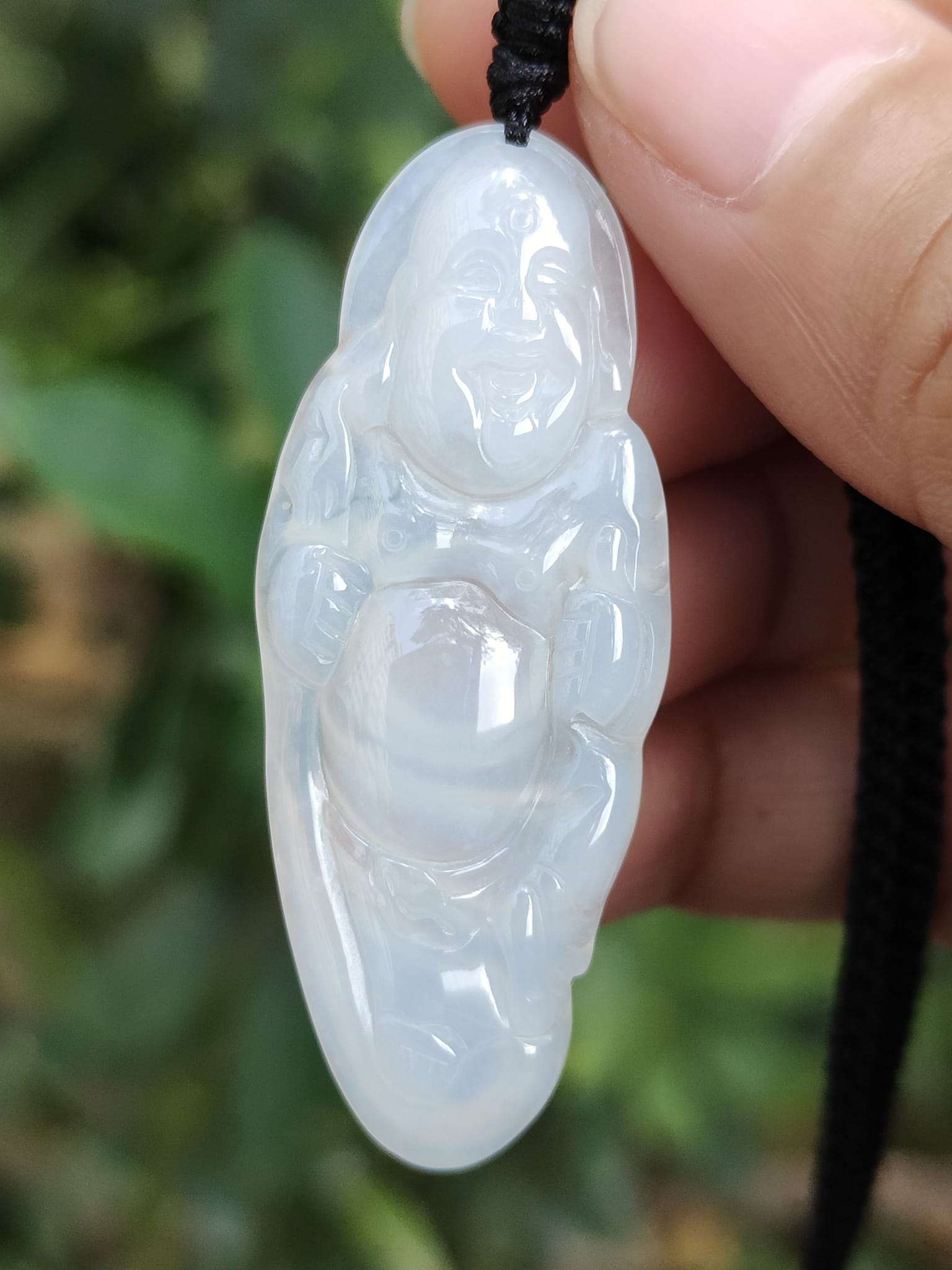 Luminous Ice Buddha Pendant