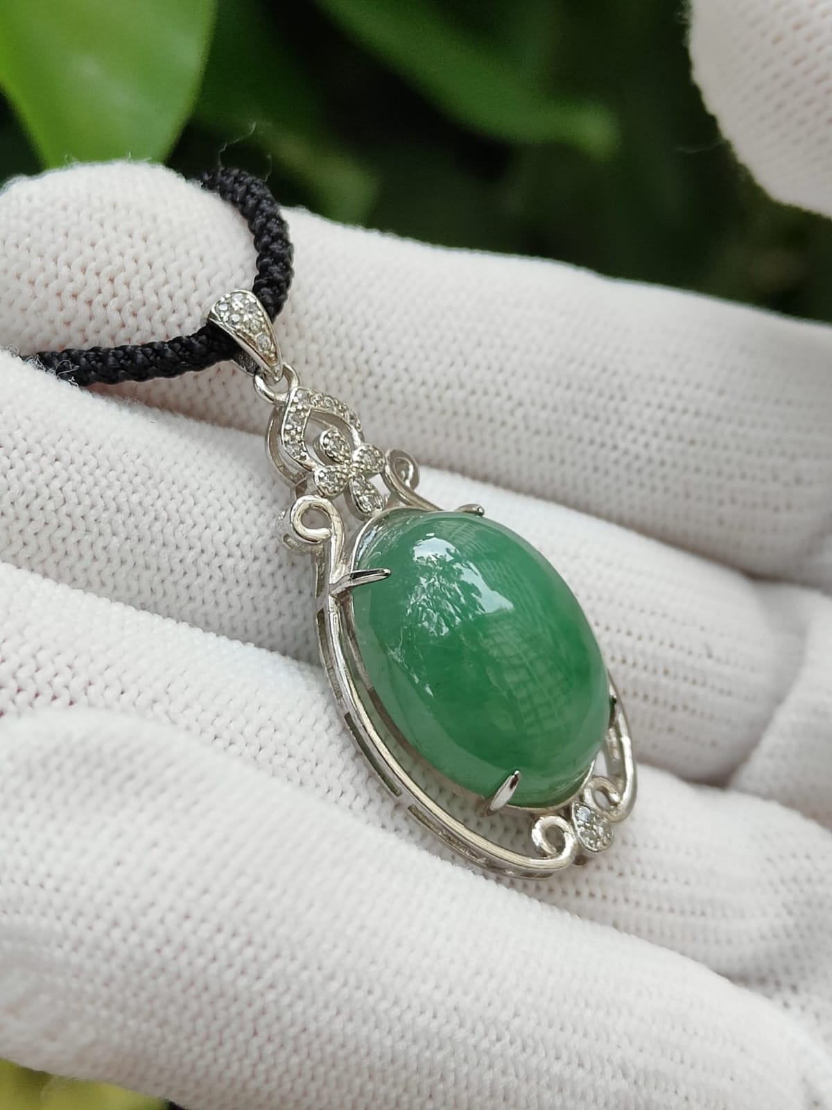 Wood Element Jade Pendant