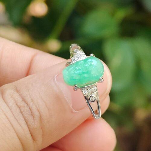 Wood Energy Pixiu Ring - Location: Jalan Meragi Park Simei Estate - Y.P.Q certified quality testing - approved 7