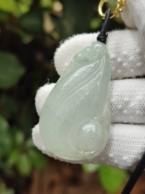 Monkey Leaf Ruyi Carving - Location: Jalan Meragi Road - Y.P.Q certified quality testing - approved 6