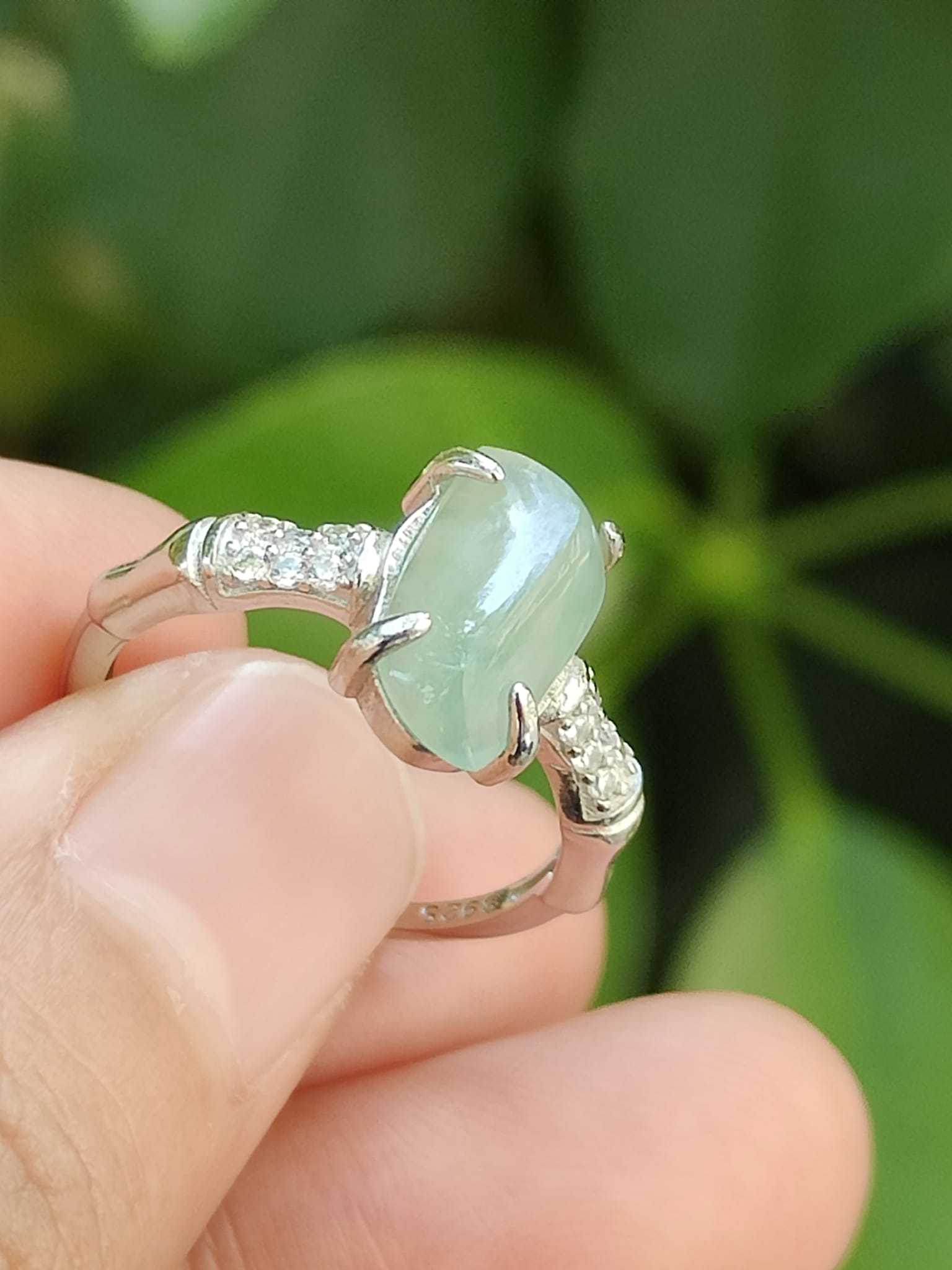 Water Energy Jade Ring