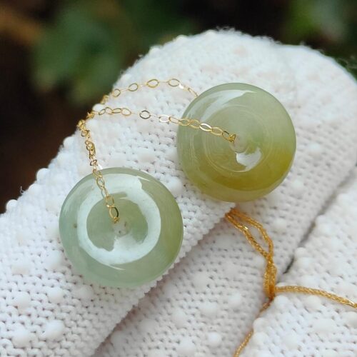 Wood Energy Jade Earrings - location: Jalan Meragi Park Simei Playground - Y.P.Q certified testing - approved 5