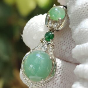 Wood & Water Jadeite Career Pendant - Location: Jalan Meragi Park - Y.P.Q certified quality testing - approved 12