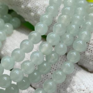 Natural Type A Jadeite Bead Chain - Location: Jalan Meragi Road Singapore Y.P.Q Certified Testing - Approved 9