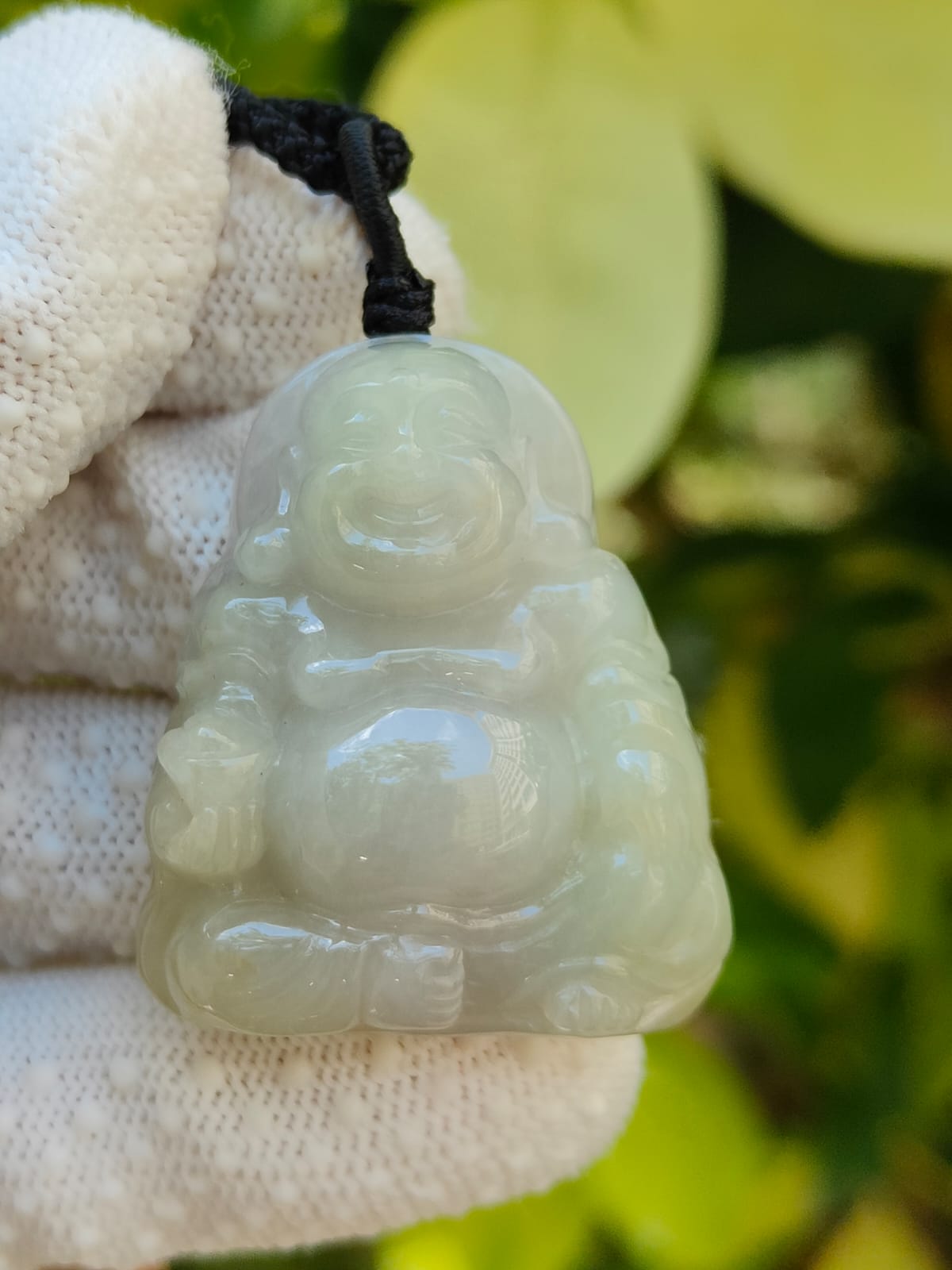 Laughing Buddha Natural Type A Jadeite