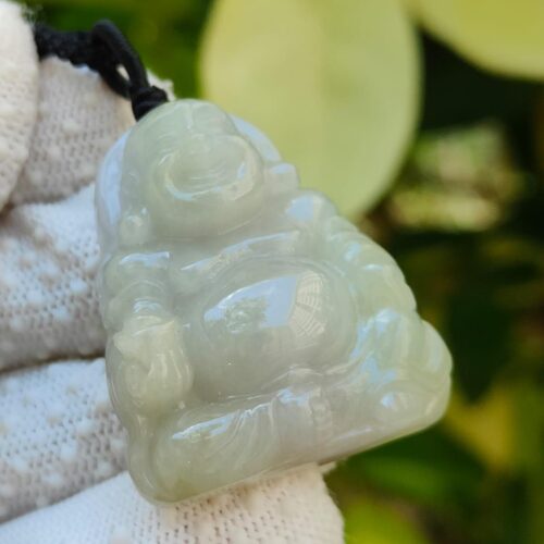 Laughing Buddha Natural Type A Jadeite - Location: Jalan Meragi Road SG - Y.P.Q Certified Quality Testing - Approved 7