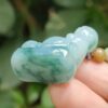 Natural Type A Jadeite Buddha - Location: Jalan Meragi Road Singapore Y.P.Q Certified Quality Testing - Approved 8