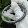 Black Wuji Jadeite Jade shop Bangle - Jalan Meragi Road Singapore Y.P.Q certified quality testing - approved 8