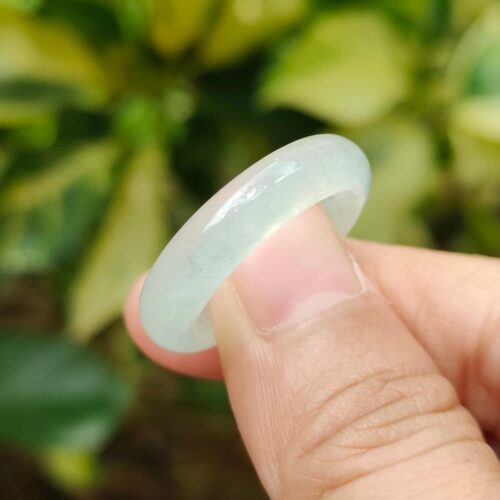 Type A Jadeite Jade Jewelry Set Ring - Location: Jalan Meragi Road Singapore - Y.P.Q quality testing - approved 2