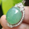 Type A Jadeite Pendant S925 Silver - Location: Jalan Meragi Road Singapore - YPQ Certified quality testing - approved 9