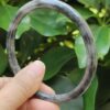 Black Wuji Jadeite Jade shop Bangle - Jalan Meragi Road Singapore Y.P.Q certified testing - approved 3