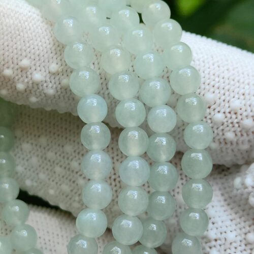 Natural Type A Jadeite Bead Chain - Location: Jalan Meragi Road Singapore Y.P.Q Certified Testing - Approved 8