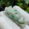 Natural Type A Jadeite Toad Pendant - Location: Jalan Meragi Road - Singapore Y.P.Q Certified Quality Testing - Approved 11