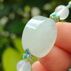 Type A Jadeite Jade Jewelry Set Bracelet - Location: Jalan Meragi Road Singapore - Y.P.Q quality testing - approved 9