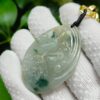 Jade Peacock Can Huat Pendant - Location: Jalan Meragi Road - Singapore Y.P.Q Certified Testing - Approved 2