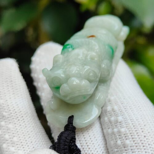 Natural Type A Jadeite Toad Pendant - Location: Jalan Meragi Road - Singapore Y.P.Q Certified Quality Testing - Approved 10