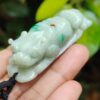 Natural Type A Jadeite Toad Pendant - Location: Jalan Meragi Road - Singapore Y.P.Q Certified Quality Testing - Approved 7