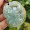 Natural Type A Jadeite Pixiu Pendant - Location: Jalan Meragi Road - Singapore Y.P.Q certified testing - approved 2