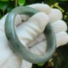 Jadeite Jade Peace Bangle - location: Jalan Meragi Road Singapore Y.P.Q certified testing - approved 4