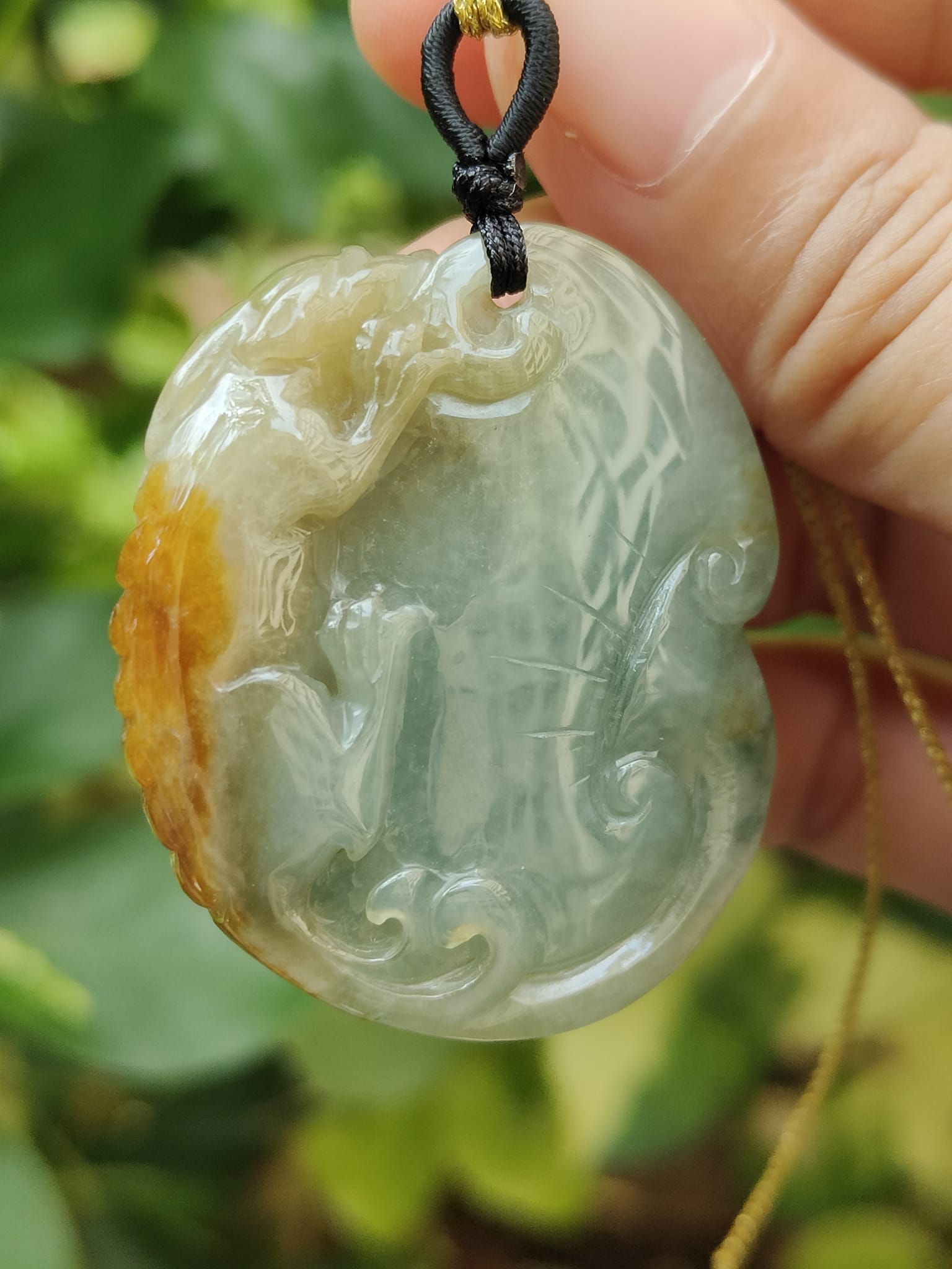 Type A Jadeite Pixiu Pendant