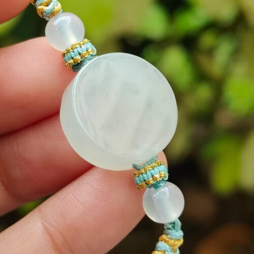 Type A Jadeite Jade Jewelry Set Bracelet - Location: Jalan Meragi Road Singapore - Y.P.Q quality testing - approved 5