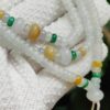 Type A Jadeite Abacus Jade Necklace - Location: Jalan Meragi Road Singapore, Y.P.Q. Certified quality testing - approved 9
