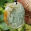 Natural Type A Jadeite Pixiu Pendant - Location: Jalan Meragi Road - Singapore Y.P.Q certified testing - approved 6