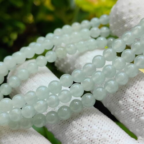 Natural Type A Jadeite Bead Chain - Location: Jalan Meragi Road Singapore Y.P.Q Certified Testing - Approved 3
