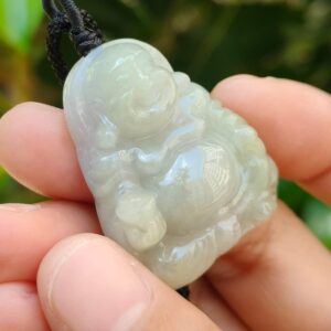 Laughing Buddha Natural Type A Jadeite - Location: Jalan Meragi Road SG - Y.P.Q Certified Testing - Approved 4