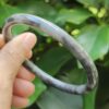 Black Wuji Jadeite Jade shop Bangle - Jalan Meragi Road Singapore Y.P.Q certified testing - approved 2