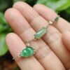 Jadeite Jade Silver Bracelet - Location: Jalan Meragi Road Singapore - Y.P.Q certified quality testing - approved 8