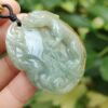 Natural Type A Jadeite Pixiu Pendant - Location: Jalan Meragi Road - Singapore Y.P.Q certified testing - approved 3