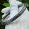 Black Wuji Jadeite Jade shop Bangle - Jalan Meragi Road Singapore Y.P.Q certified testing - approved 5