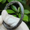 Black Wuji Jadeite Jade shop Bangle - Jalan Meragi Road Singapore Y.P.Q certified quality testing - approved 9