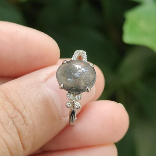 Type A Black Jadeite Jade Ring - Location: Jalan Meragi Road Singapore Y.P.Q certified testing - approved 3