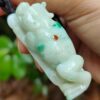 Natural Type A Jadeite Toad Pendant - Location: Jalan Meragi Road - Singapore Y.P.Q Certified Testing - Approved 3