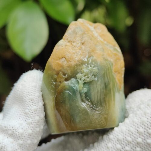 Natural Type A Jadeite Jade Shop Zen Display - Location: Jalan Meragi Road Singapore - Y.P.Q certified quality testing - approved 8